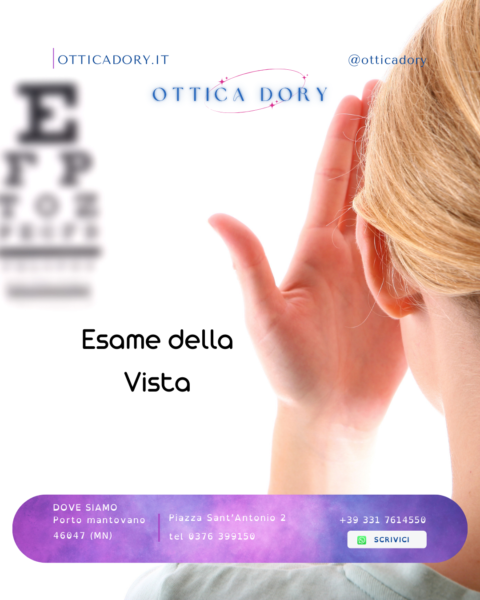Prenota un esame della vista